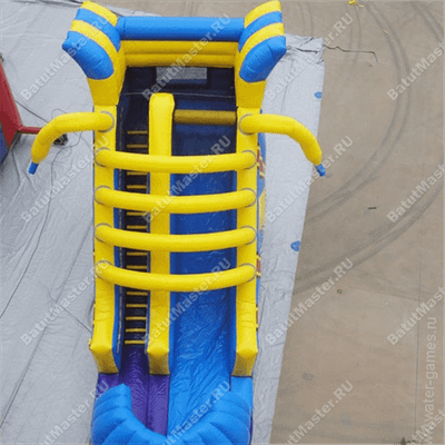 Надувная горка "Ботинок" 9*4*6 м