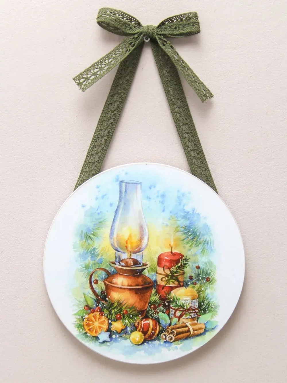 Панно на стену новогоднее на ленте