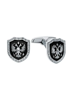 Запонки ювелирные с двуглавым орлом