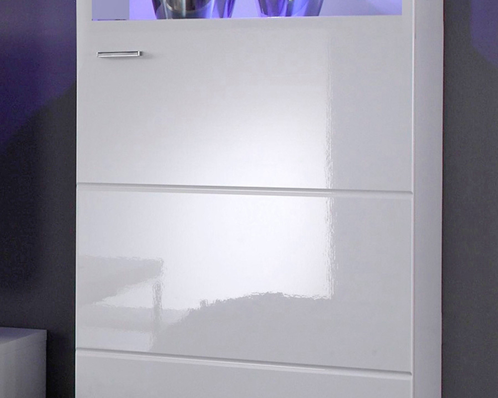 Гостиная Ноктюрн 3 МДФ (белая) 300*45*220 см, Белый, Белый Фасадный   Фиеста