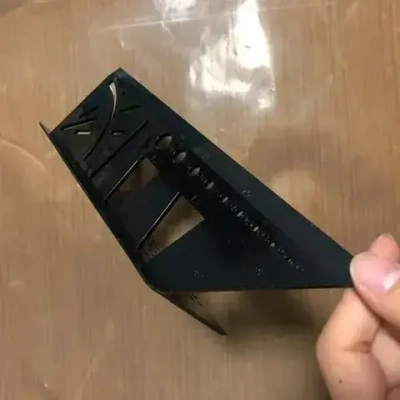 Линейка/угольник 215мм х 15.5мм, Металл