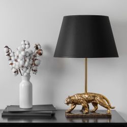 Настольная лампа Тигр Бронза с абажуром Сити - 2