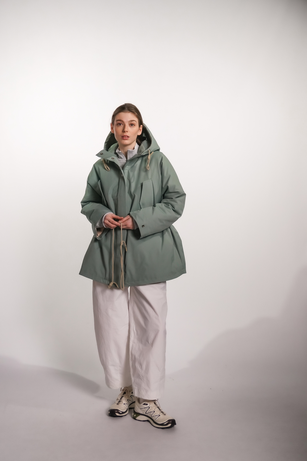 Парка утепленная, "Мята"