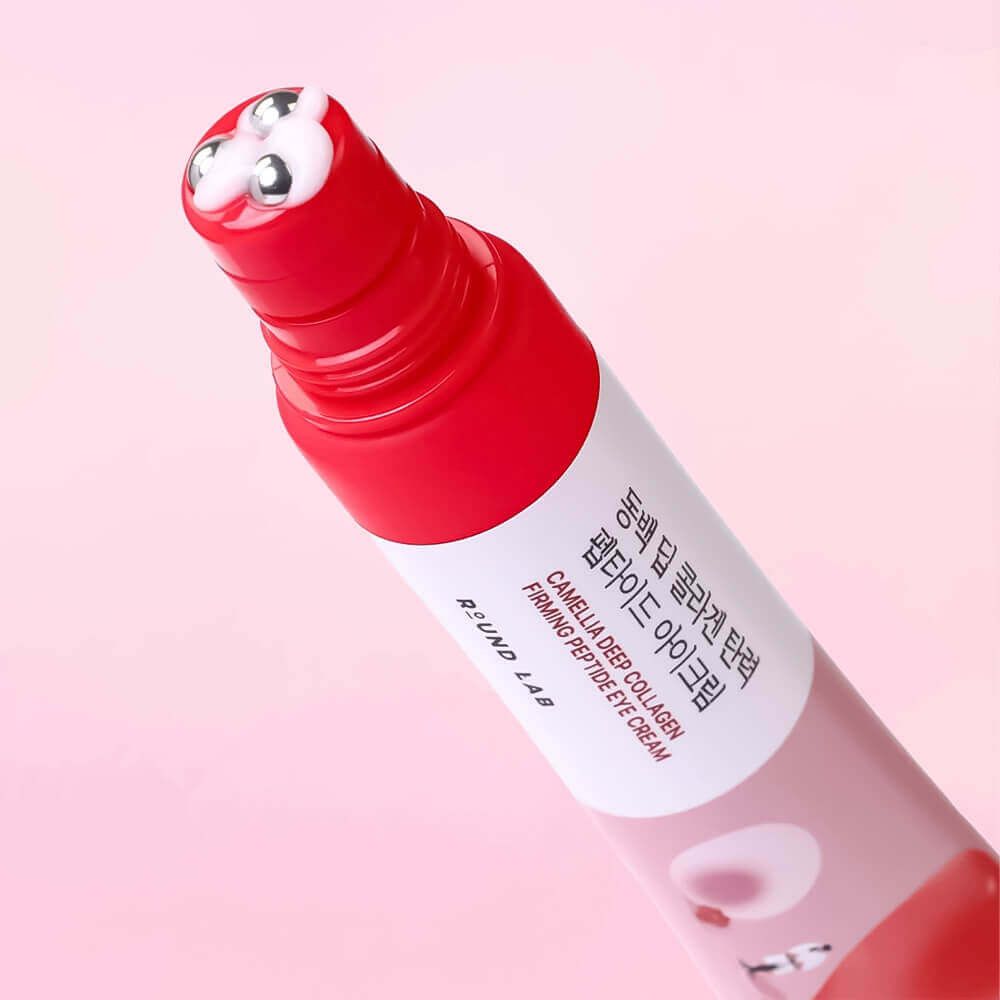 Массажный крем для век с камелией Round Lab Camellia Deep Eye Cream 30 мл