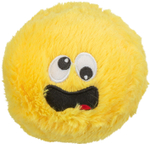 Игрушка для собак Мяч-смайлик, 10 см, плюш в ассортименте, Trixie