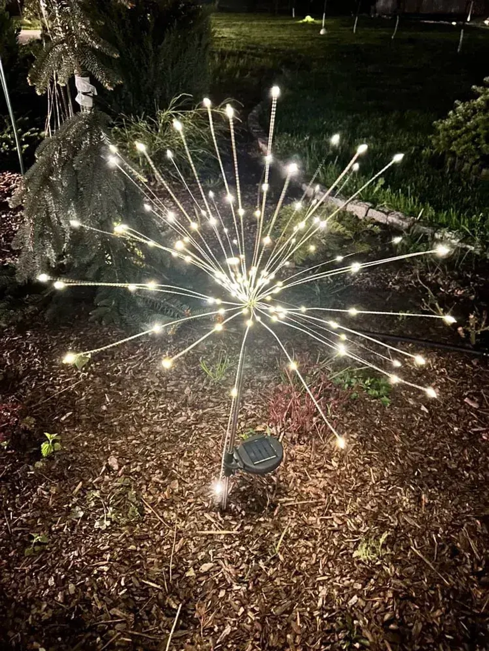 Светильник уличный на солнечной батарее Фейерверк