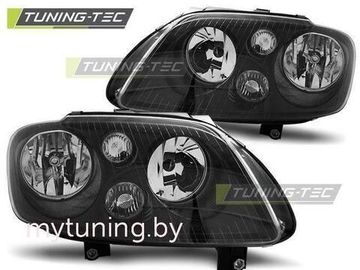 Передние фары black для VW Caddy Touran
