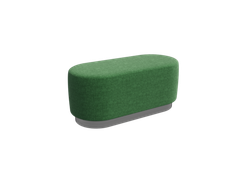 Vermont Пуфик PV-3 Velvet Lux 77/Серебро 1000*450*425