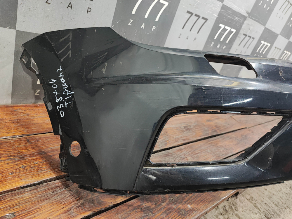 Бампер передний Volkswagen Tiguan 2 16-20 Б/У Оригинал 5NR807217GRU