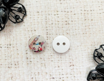 Пуговицы, 2 прокола, d 13 мм