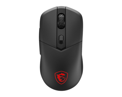 Мышь MSI VERSA 300 WIRELESS / RGB / 2.4 GHz W / Bluetooth 5.3 / USB 2.0 / 6 кн. / 60 гр. / Черный