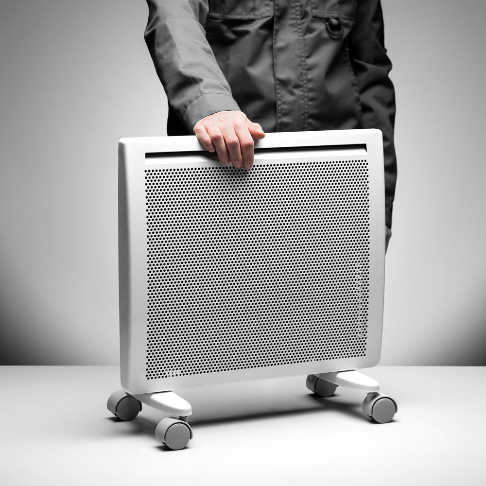 Конвектор гибридный электрический HybridX-1000, ИК нагреватель, цифровой термостат Denzel