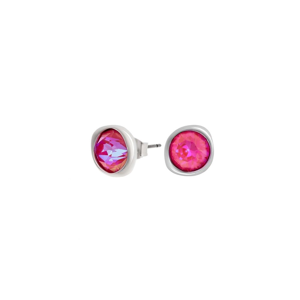 Серьги-пусеты Fiore Luna Lotus Pink Delite A1909.7 R/S