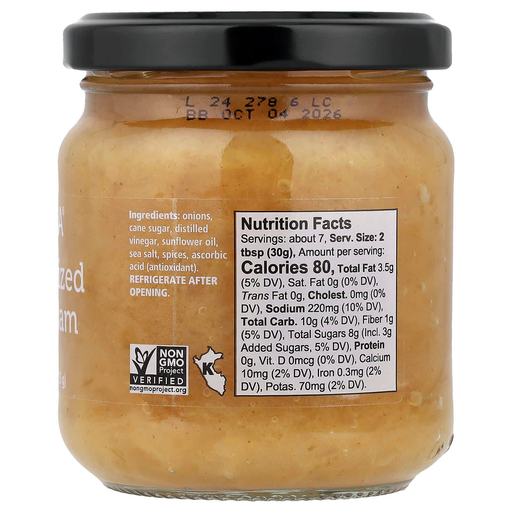 Divina, Карамелизированный луковый джем, 215 г (7,6 унции)