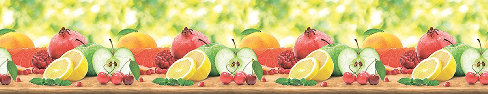 Кухонный фартук Фрукты 2000х600 мм