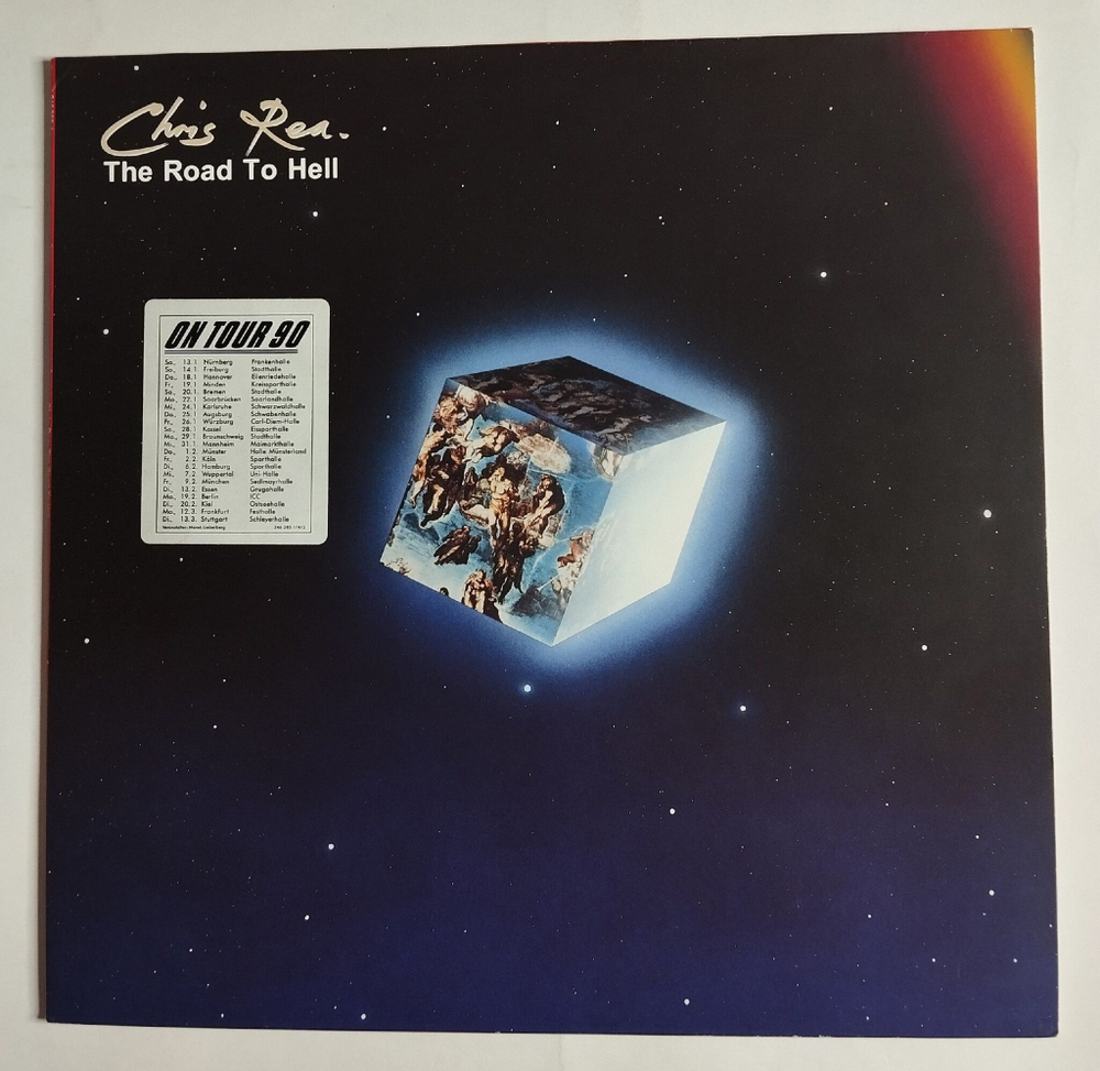 Винтажная виниловая пластинка LP Chris Rea The Road To Hell (Germany 1989) (EX)