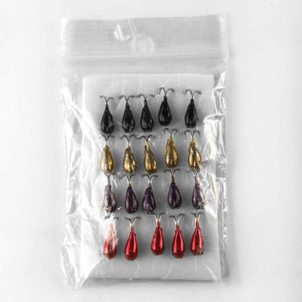 Мормышка "Коза" литая, крашеная (20шт/уп)