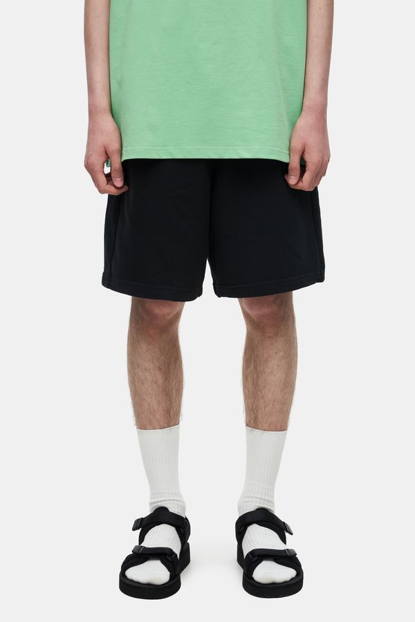 Шорты хлопковые черные - фото 4