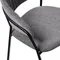 Стул Turin темно-серый с чёрными ножками