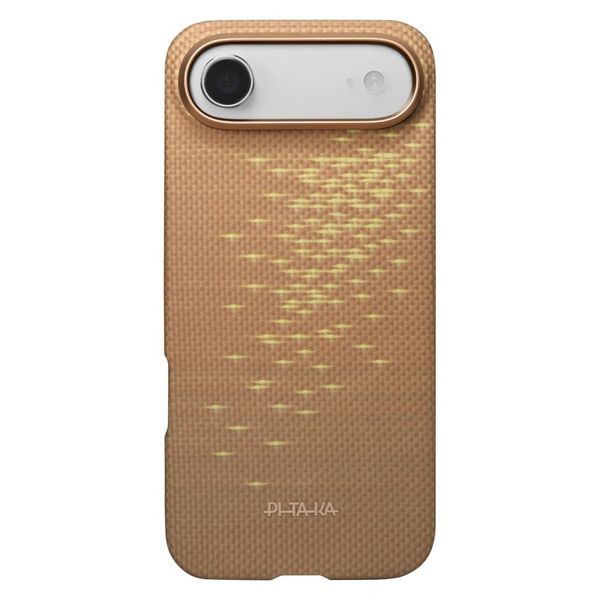 Чехол Pitaka Edge Case для iPhone Air, Золотой блик | Golden Glint