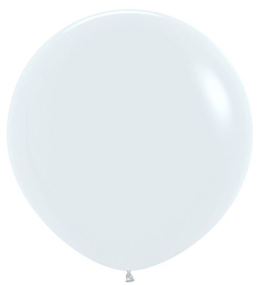 Шар 24&quot; Белый, Пастель / White 005 Sp