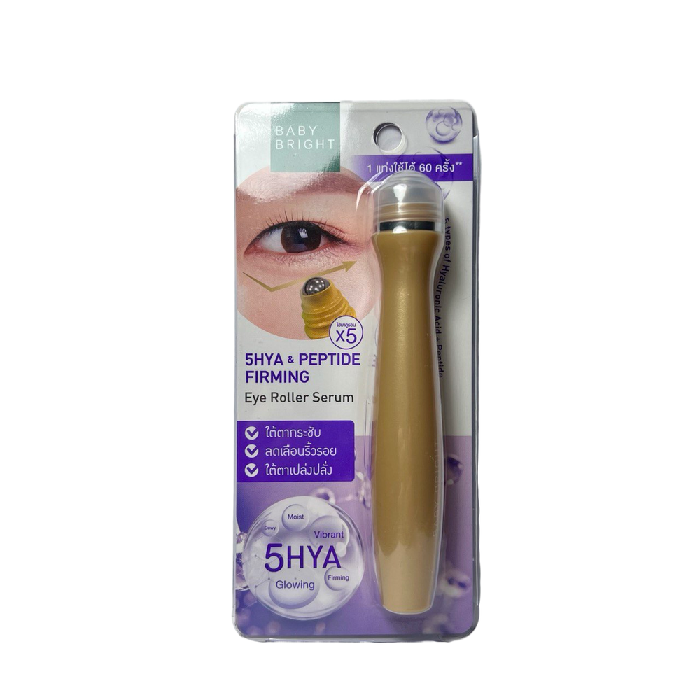 Сыворотка-роллер для век Baby Bright 5HYA &amp; Peptide Firming Eye Roller Serum с 5 гиалуроновыми кислотами и пептидом 15 мл