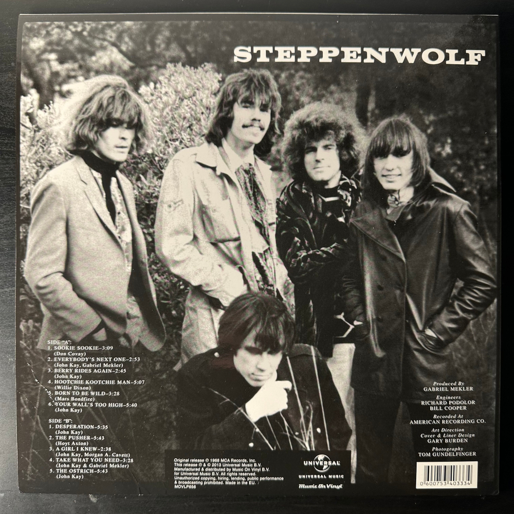 Steppenwolf ‎– Steppenwolf (Европа 2013г.)