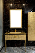 Armadi Art Консоль LUCIDO 100 см Поталь GoldFoil