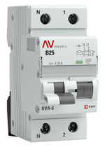 Автомат дифференциальный EKF rcbo6-1pn-25B-30-ac-av