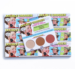 theBalm Double Crosser  - Палитра для лица 3 в 1, 8,5 g