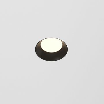 Встраиваемый светильник 8W 3000-4000-6000K DL055-8W3-4-6K-TRS-B черный Okno Downlight Мaytoni