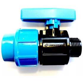 Кран Джилекс ПНД 32 х 1* НР