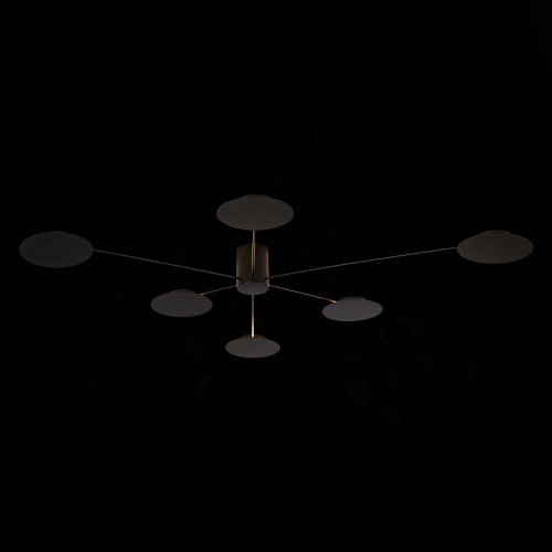 SL6006.402.06 Светильник потолочный ST-Luce Черный/Черный LED 6*5W 3000K