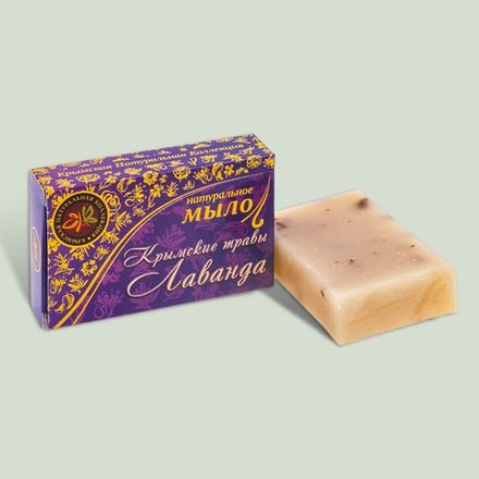 Натуральное мыло "Крымские травы. Лаванда"