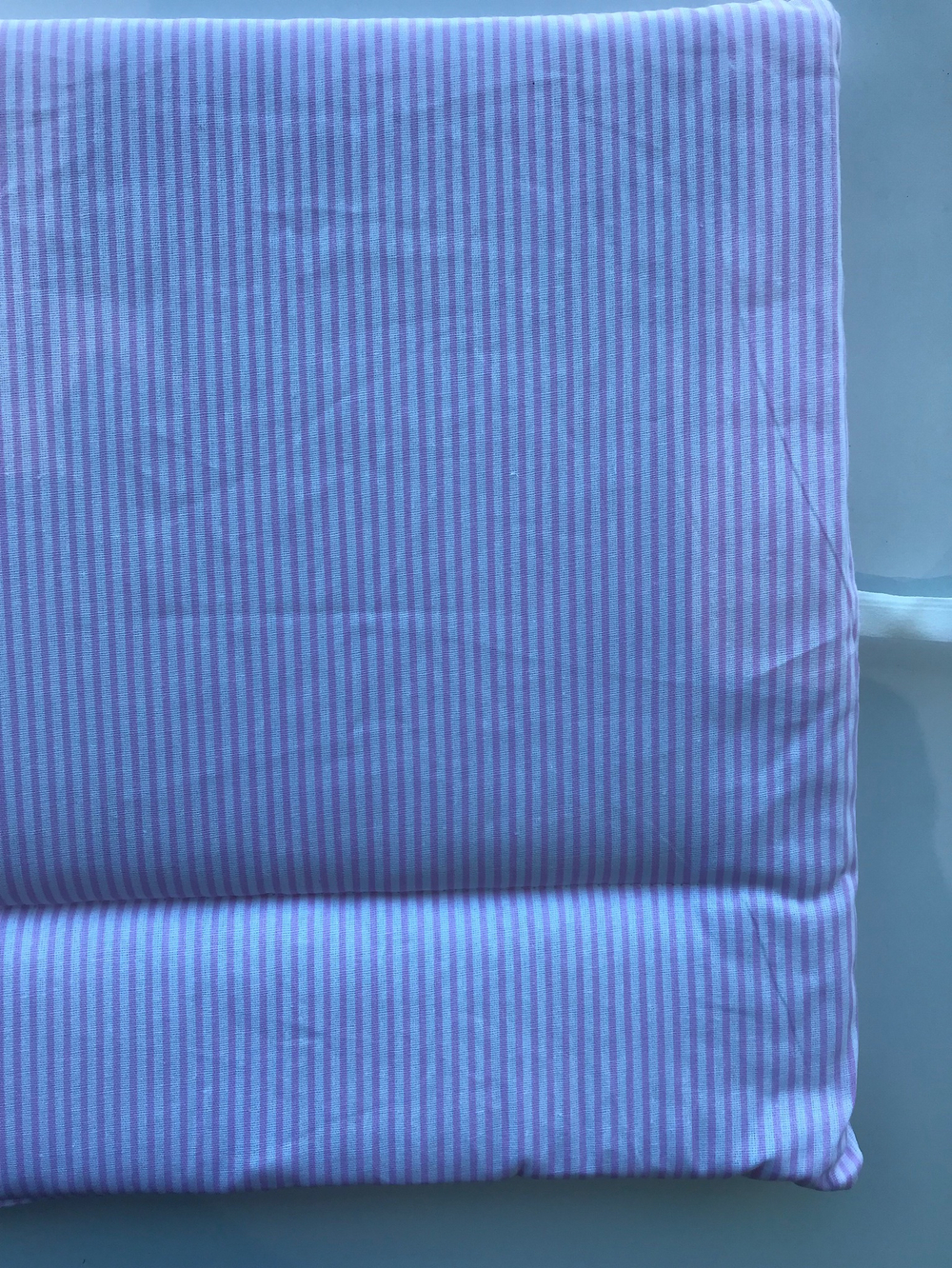 Борт-охранник бязь "Котики" голубой