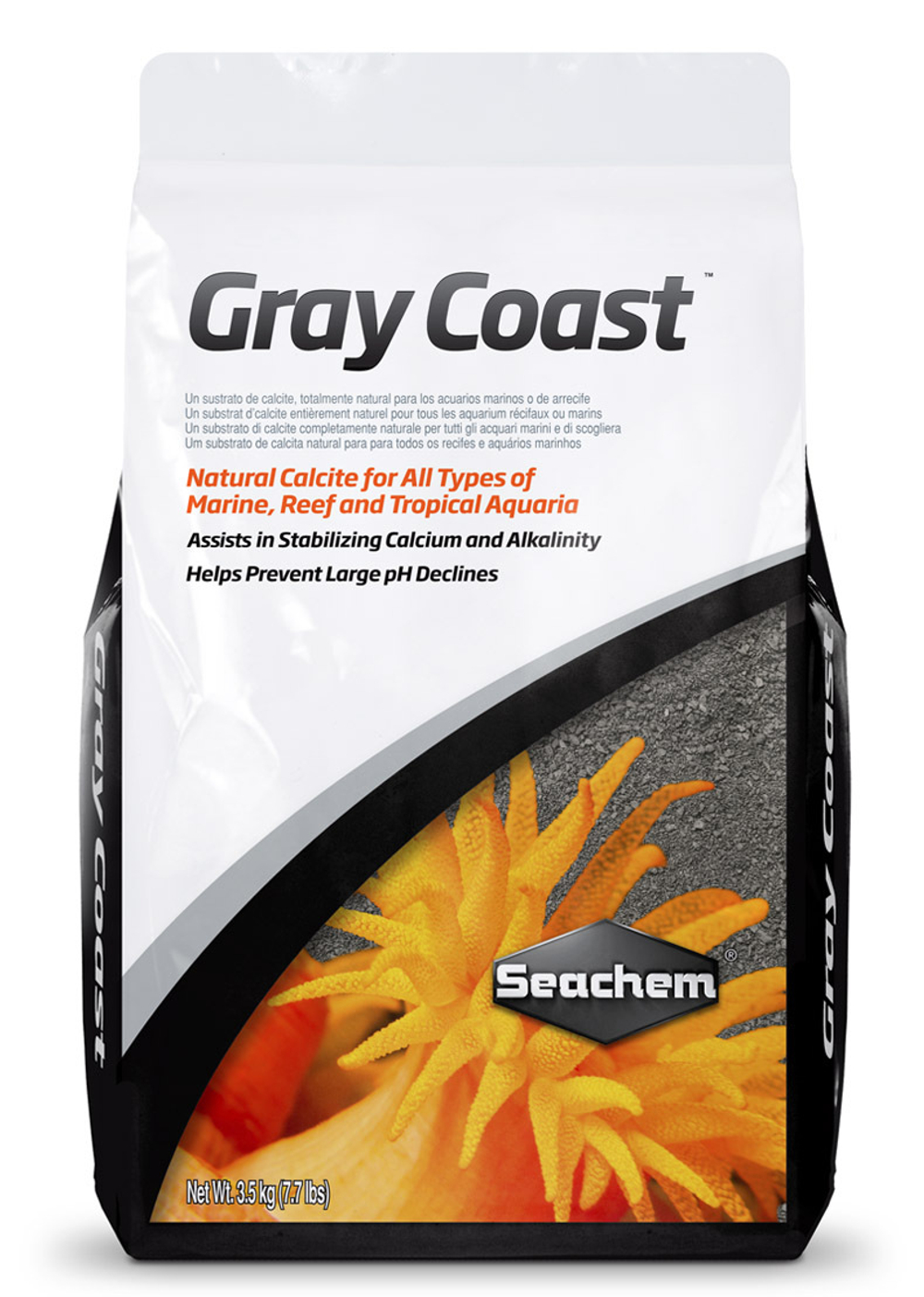 Seachem Грунт Gray Coast 3,5кг