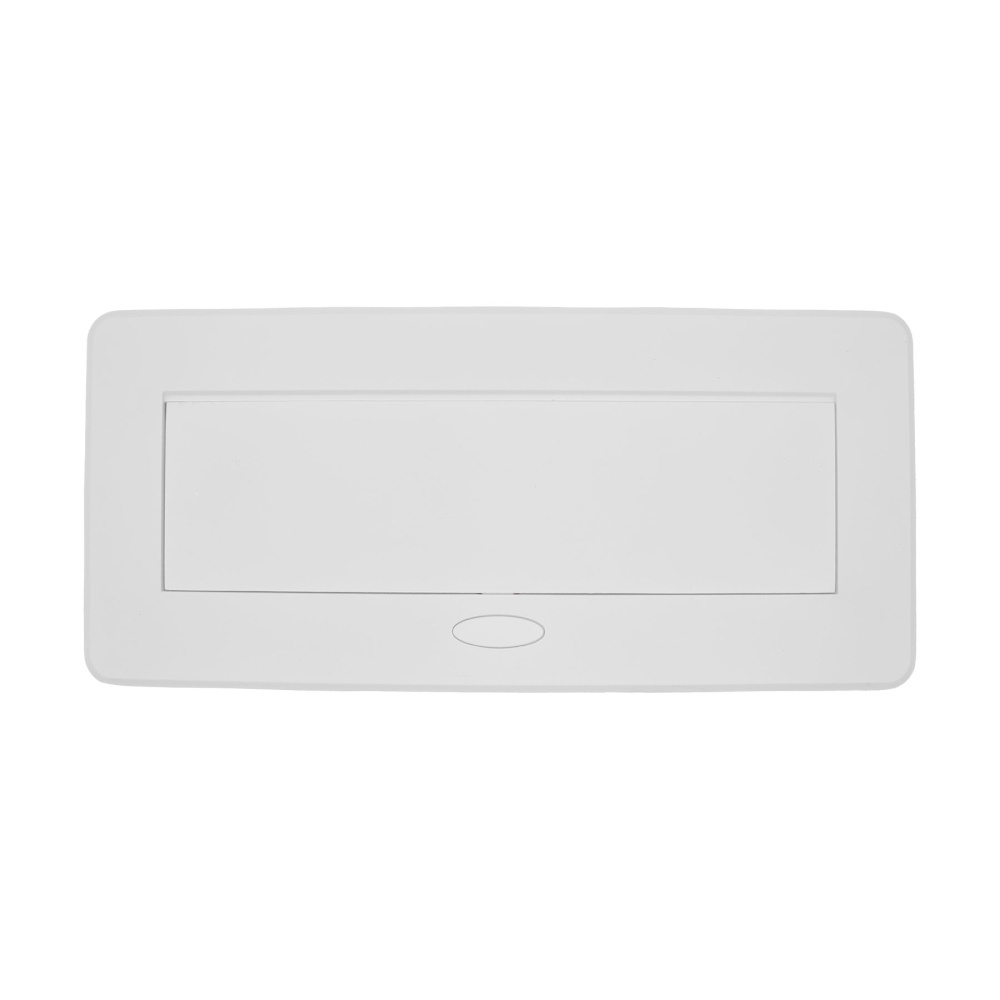 Встраиваемый горизонт. настольный удлинитель , 2 EURO 1 USB  + 1 USB Type-С, Белый(267х120х68) полуавтомат