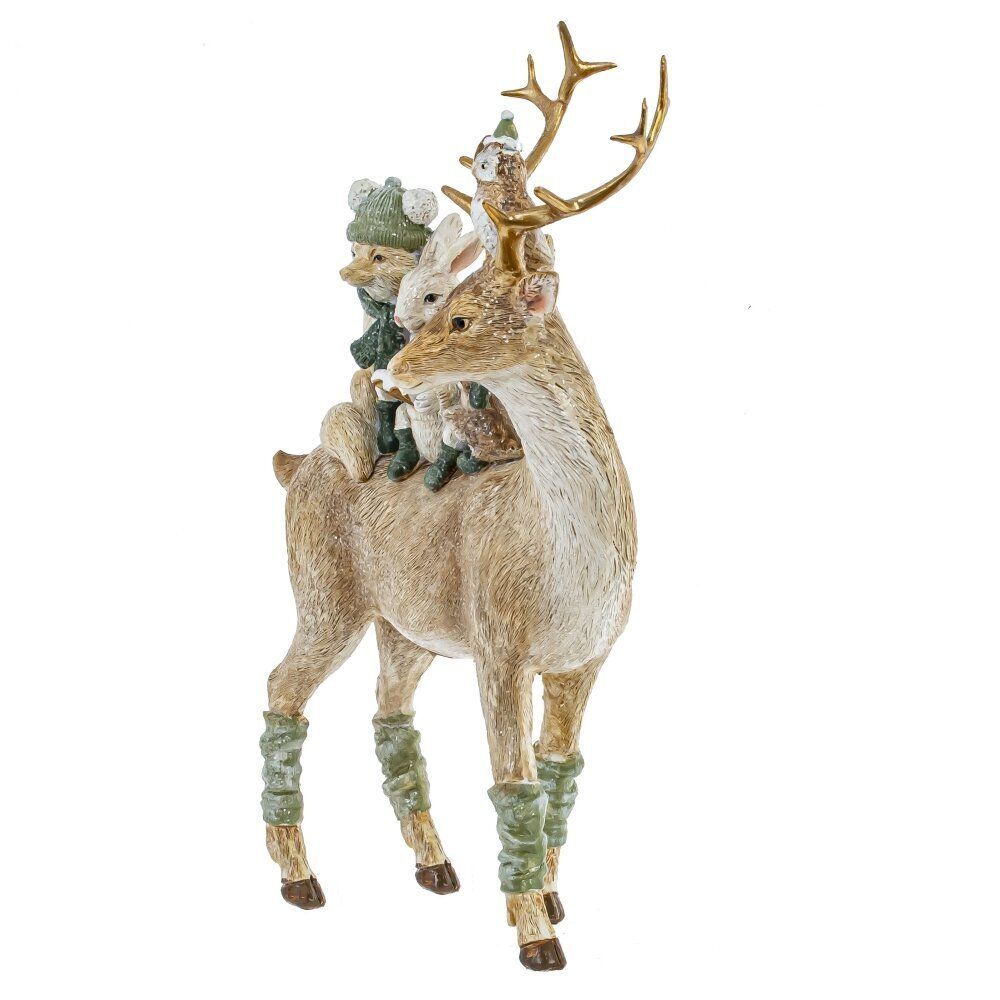 GAEM Фигурка декоративная "Олень", L19 W7 H25 см