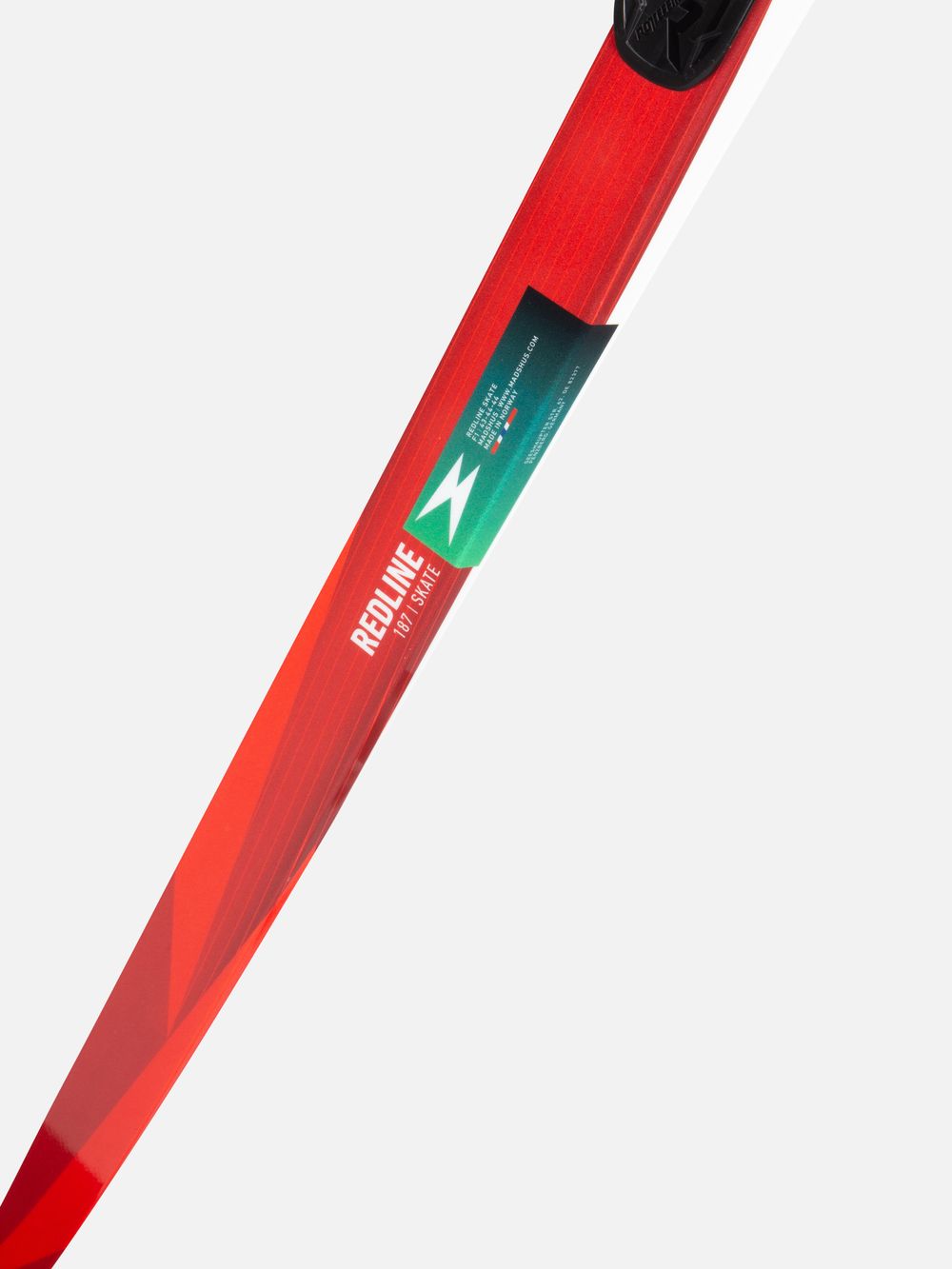 Профессиональные лыжи Madshus Redline Skate F1 (2026/2027) для конькового хода с базовой структурой НОВИНКА!!!