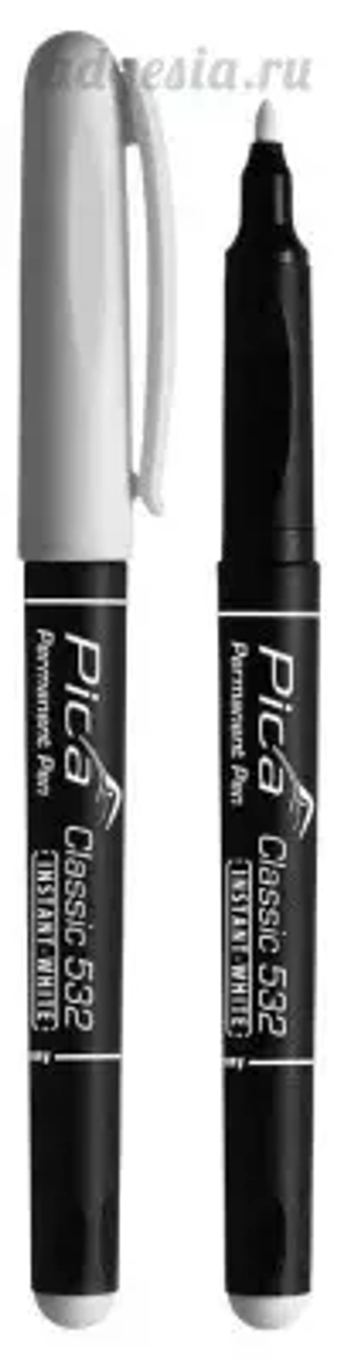 PICA-MARKER 532/52/SB Маркер строительный INSTANT WHITE Белый, круглый наконечник (1-2 мм)