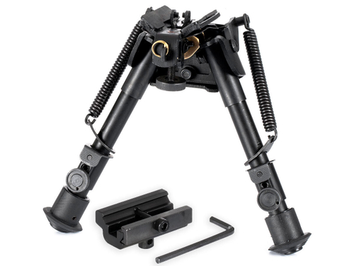 Сошки ShotTime на антабочный винт с качалкой L=14,5-22см