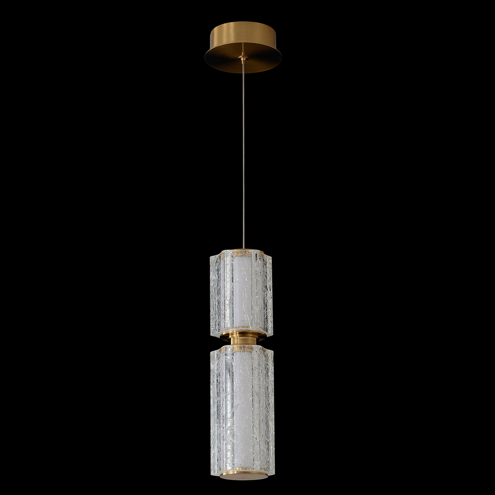 Светильник подвесной Crystal Lux ANTIQUE SP23W LED BRASS