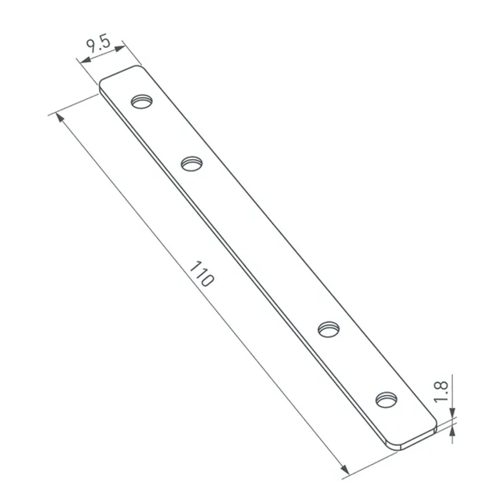Соединитель профиля SL-COMFORT-2542-180 Set (Arlight, Металл) 031806