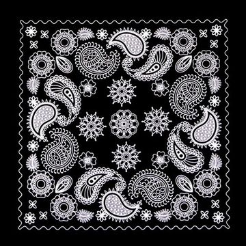 Бандана классическая большой огурец (156)