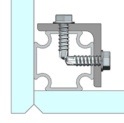 Торцевое соединение профиля, удлинитель (цена за 1шт.)