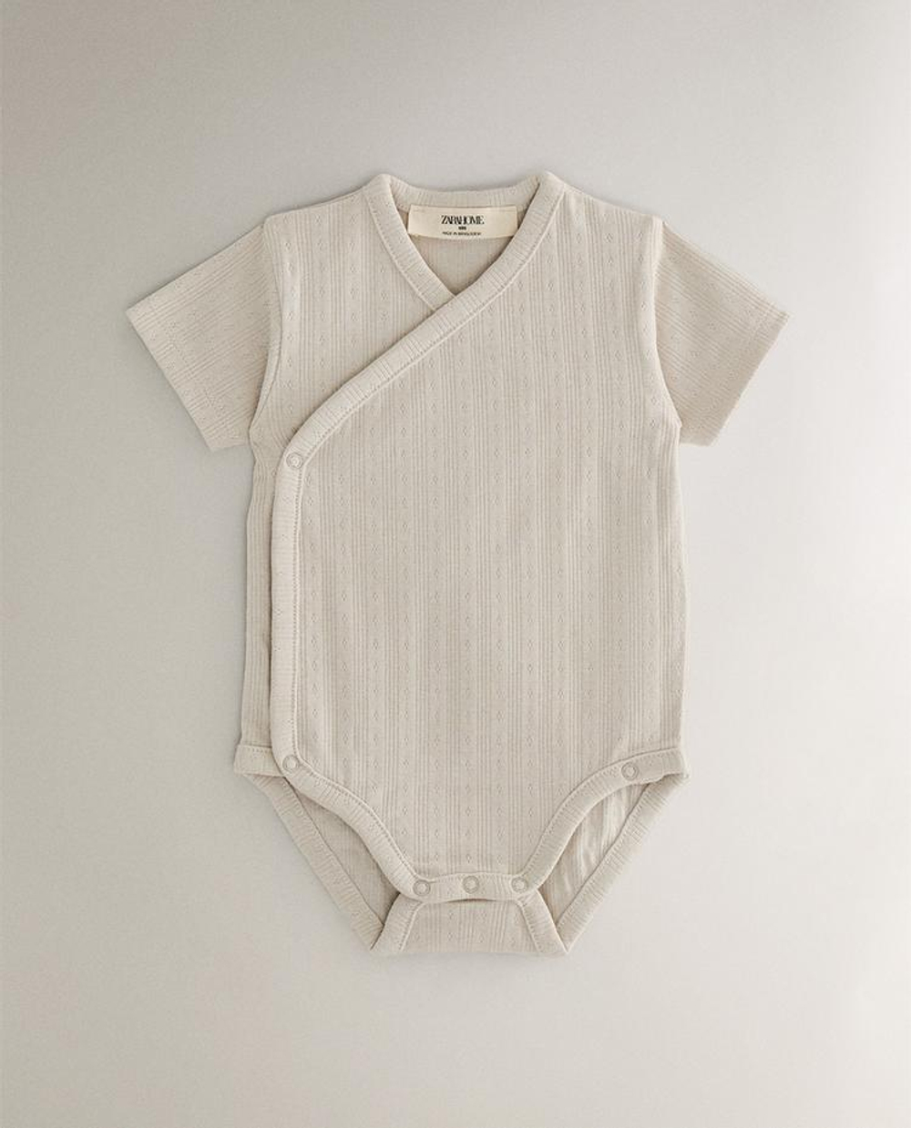 ZARA HOME НАБОР ДЕТСКИХ БОДИ ( 2 ШТ.), СЕРЫЙ