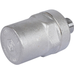 Компенсатор гидроударов STOUT - 1/2" (НР, PN10, Tmax 90°C, латунь никелированная)