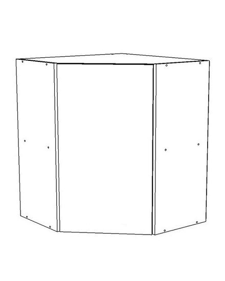 Шкаф кухонный угловой ДЕСТИНИ-1 правый /603*900*600/