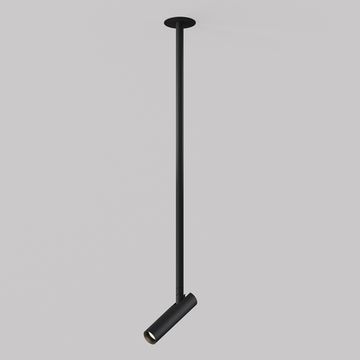 Встраиваемый подвесной светодиодный светильник 6W 3000К P141RS-L125-6W3K-B чёрный Focus T Maytoni