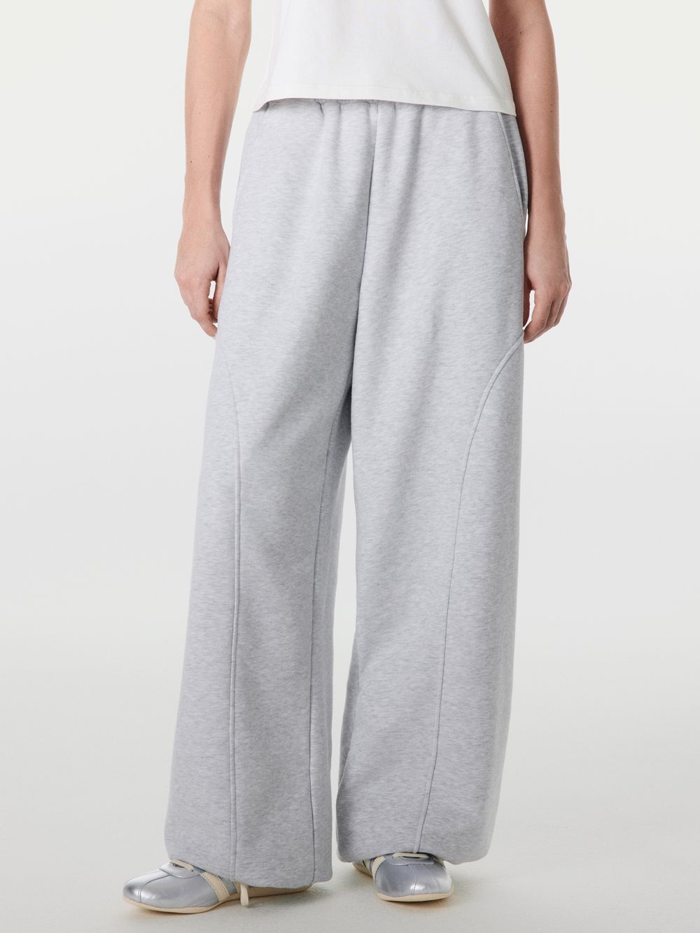 Брюки "Серый меланж" женские